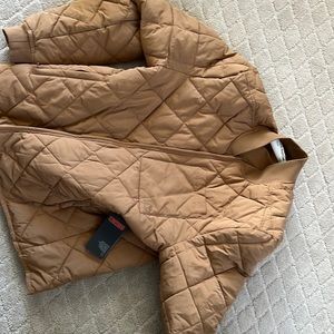 brand new frank and oak brown puffy jacket. Large le blouson skyline bomber.